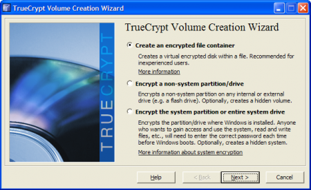 TrueCrypt Wizard